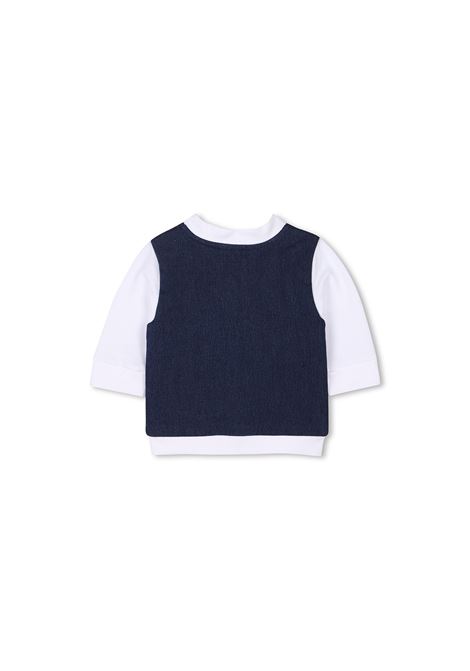 Completo 3 Pezzi In Blu e Bianco Con Logo GIVENCHY KIDS | H30611Z10